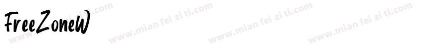 FreeZoneW05字体转换