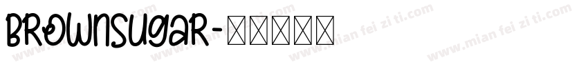 BrownSugar字体转换