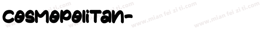 Cosmopolitan字体转换
