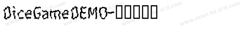 DiceGameDEMO字体转换
