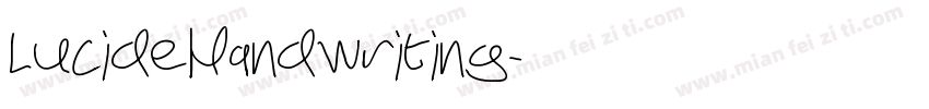 LucideHandwriting字体转换