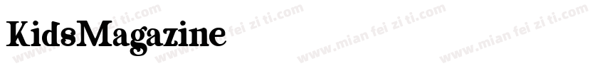 KidsMagazine字体转换