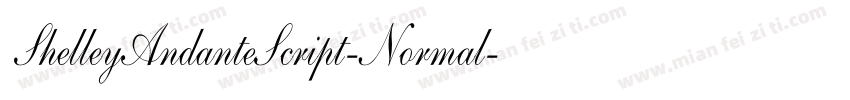 ShelleyAndanteScript-Normal字体转换