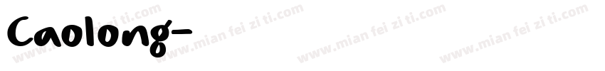 Caolong字体转换
