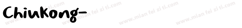 Chiukong字体转换