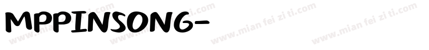 MPPINSONG字体转换