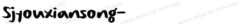 Sjyouxiansong字体转换