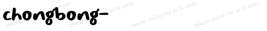 chongbong字体转换