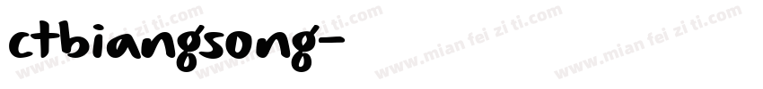 ctbiangsong字体转换
