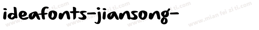 ideafonts-jiansong字体转换