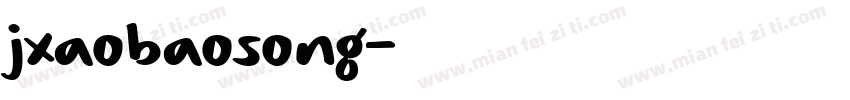 jxaobaosong字体转换
