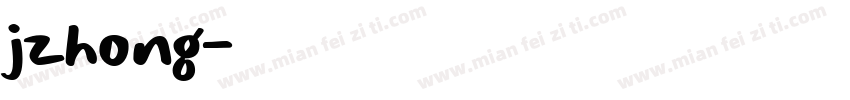 jzhong字体转换
