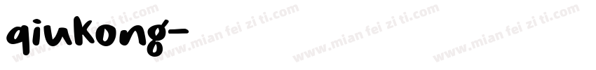 qiukong字体转换