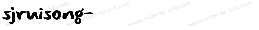 sjruisong字体转换