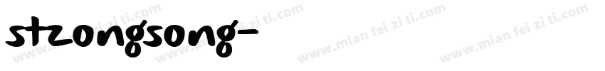 stzongsong字体转换