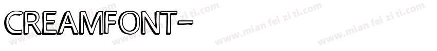 creamfont字体转换
