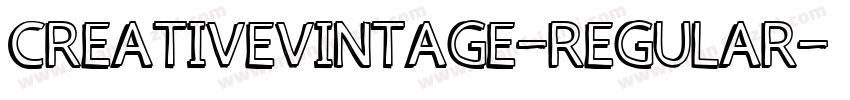 creativevintage-regular字体转换