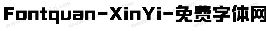 Fontquan-XinYi字体转换