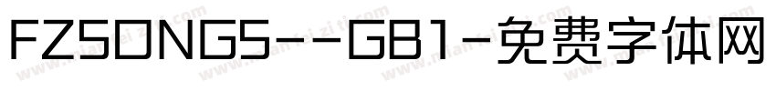 FZSONGS--GB1字体转换