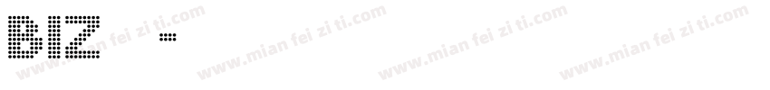 BIZ明朝字体转换