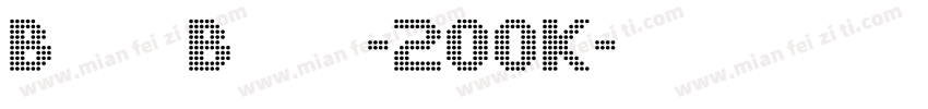 BizzyBunny-2OOK字体转换