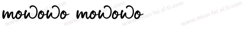 mowowo3mowowo字体转换
