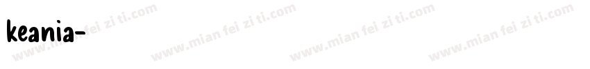keania字体转换
