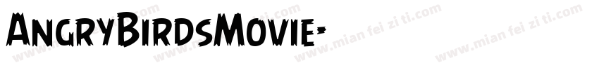 AngryBirdsMovie字体转换