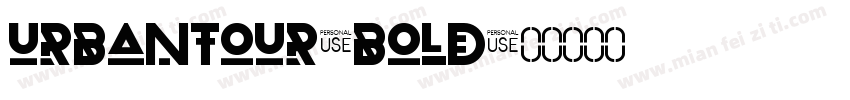 UrbanTour-Bold字体转换