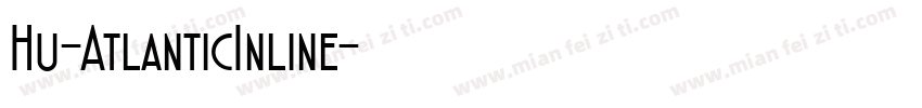 Hu-AtlanticInline字体转换