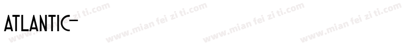 atlantic字体转换