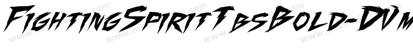 FightingSpiritTbsBold-DVmW字体转换