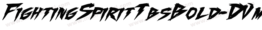 FightingSpiritTbsBold-DVmW字体转换