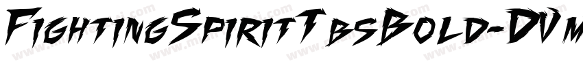 FightingSpiritTbsBold-DVmW字体转换
