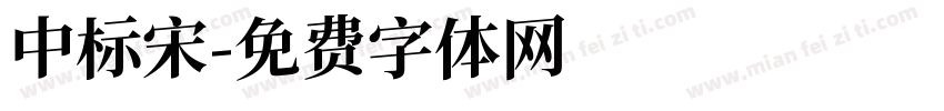 中标宋字体转换