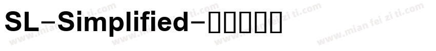 SL-Simplified字体转换