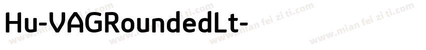 Hu-VAGRoundedLt字体转换