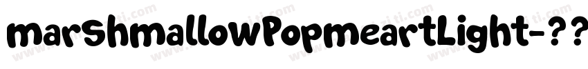 marshmallowPopmeartLight字体转换