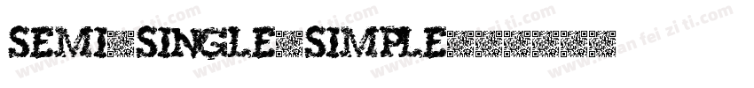 SEMI-Single-Simple字体转换