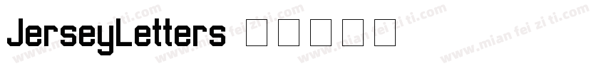 JerseyLetters字体转换