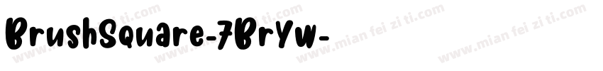 BrushSquare-7BrYw字体转换