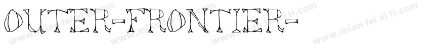 OUTER-FRONTIER字体转换