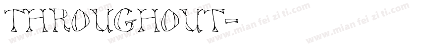 Throughout字体转换