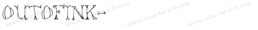 outofink字体转换