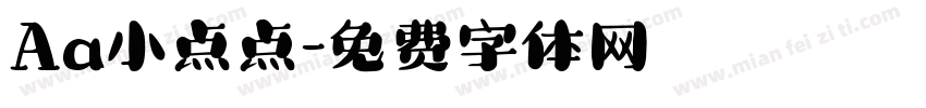 Aa小点点字体转换