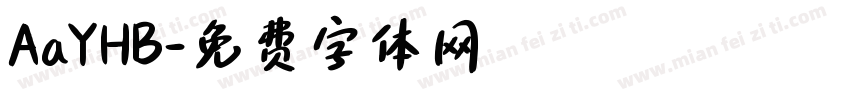 AaYHB字体转换