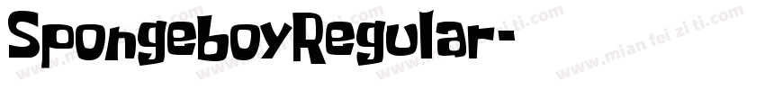 SpongeboyRegular字体转换