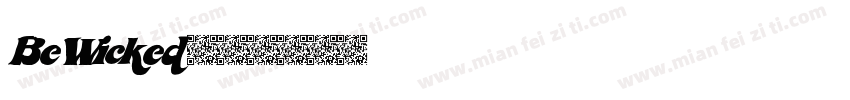 BeWicked字体转换