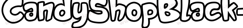 CandyShopBlack字体转换