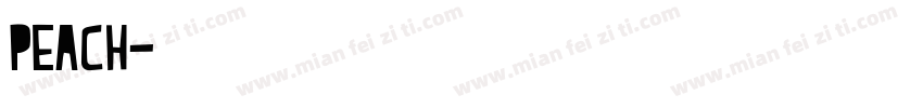 Peach字体转换